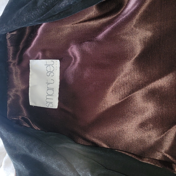 Smart Set Vintage 90's Brown Suede Jacket M - Picture 7 of 8